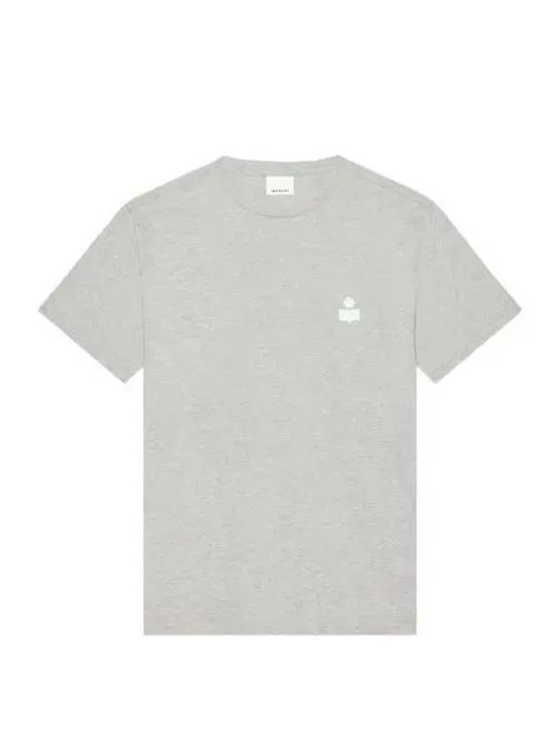 Zafferh Logo Cotton Short Sleeve T-Shirt Grey - ISABEL MARANT - BALAAN 2