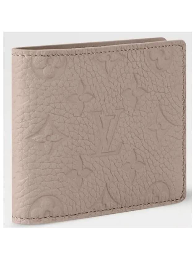 Multiple Monogram Taurillon Leather Half Wallet Rose Beige - LOUIS VUITTON - BALAAN 3