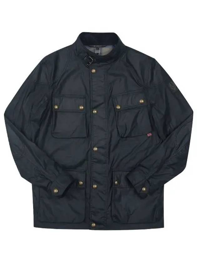 71050524 80010 FEILDMASTER Fieldmaster 6oz waxed cotton men's cotton jacket navy - BELSTAFF - BALAAN 2