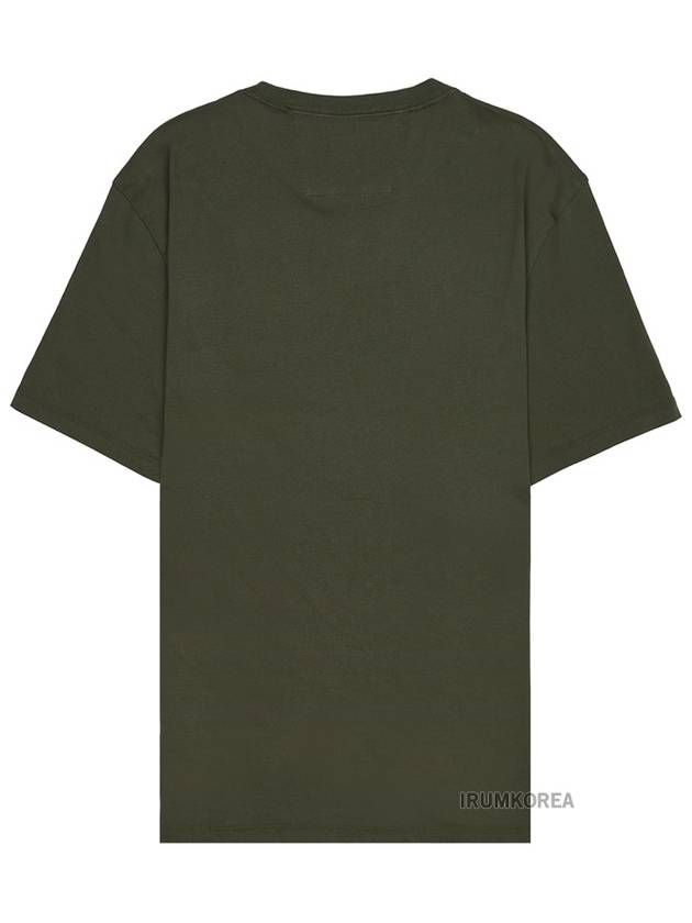 30/1 Jersey Logo Short Sleeve T-Shirt Green - CP COMPANY - BALAAN 3