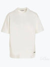 Logo Label Cotton 3 Pack Short Sleeve T-Shirt White - JIL SANDER - BALAAN 2
