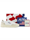 Medalist Suede Low Top Sneakers White - AUTRY - BALAAN 5