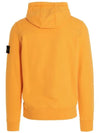 Wappen Patch Cotton Fleece Hoodie Yellow - STONE ISLAND - BALAAN 4