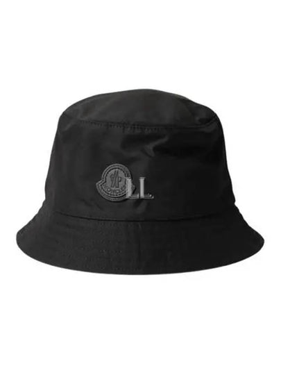 Logo Patch Bucket Hat Black - MONCLER - BALAAN 2