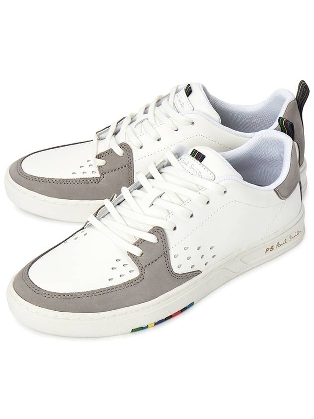 M2S COS02 LLEA 01 COSMO White Leather Sneakers - PAUL SMITH - BALAAN 2