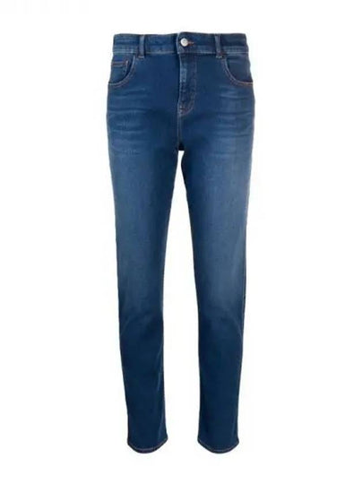 Cotton Skinny Jeans Blue - EMPORIO ARMANI - BALAAN 2