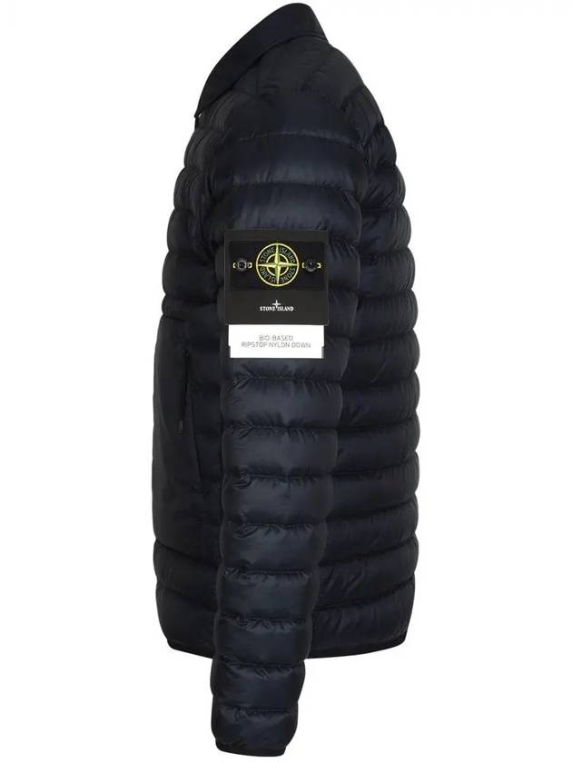 Bio Ripstop Nylon Down Padding Navy - STONE ISLAND - BALAAN 4