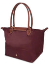 Le Pliage Original Medium Tote Bag Burgundy - LONGCHAMP - BALAAN 4