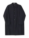 A24SC01WG TOP NAVY Men s Coat - AURALEE - BALAAN 2