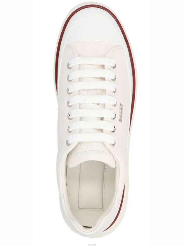 MAILY leather low-top sneakers white - BALLY - BALAAN 3