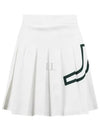 Women's Naomi Pleated Skirt White - J.LINDEBERG - BALAAN 2