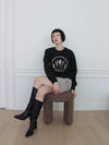 Shell Flower Sweatshirt BLACK - RUBATI - BALAAN 3