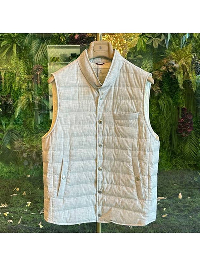 Padded Vest Light Grey - BRUNELLO CUCINELLI - BALAAN 2