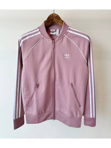 Jersey zip up jacket HE9563 pink WOMENS UK10 JP XL - ADIDAS - BALAAN 1