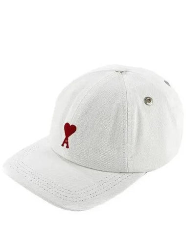 Men s Heart Logo Cap Hat 270461 - AMI - BALAAN 1