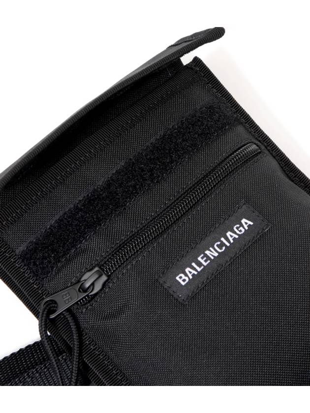 Explorer Small Strap Nylon Cross Bag Black - BALENCIAGA - BALAAN 8