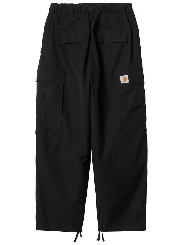 24SS Logo Patch Jet Cargo Pants Black I032967 8902 - CARHARTT - BALAAN 3