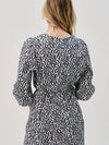 Wave Neck Cotton Dress_Navy - SORRY TOO MUCH LOVE - BALAAN 5