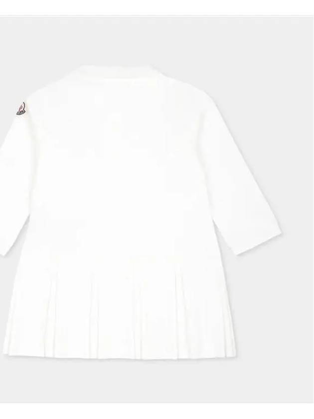 Moncler Baby Collar Long Sleeve T Shirt White - MONCLER - BALAAN 2