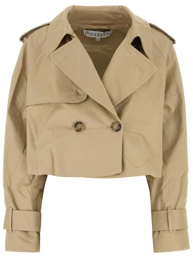 Cropped trench coat beige - JW ANDERSON - BALAAN 2