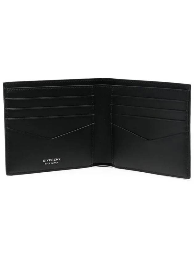 4G Calfskin Leather Half Wallet Black - GIVENCHY - BALAAN 5