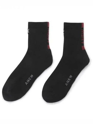 Annew M back line medium neck socks BK domestic product GQCY23081777747 - ANEWGOLF - BALAAN 1