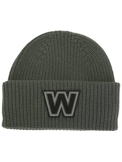 Alben Logo Virgin Wool Beanie Green - MAX MARA - BALAAN 2