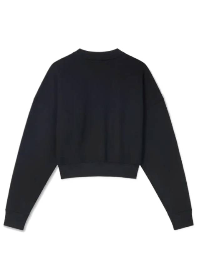 Boke Flower 2.0 Cropped Sweatshirt Black - KENZO - BALAAN 3