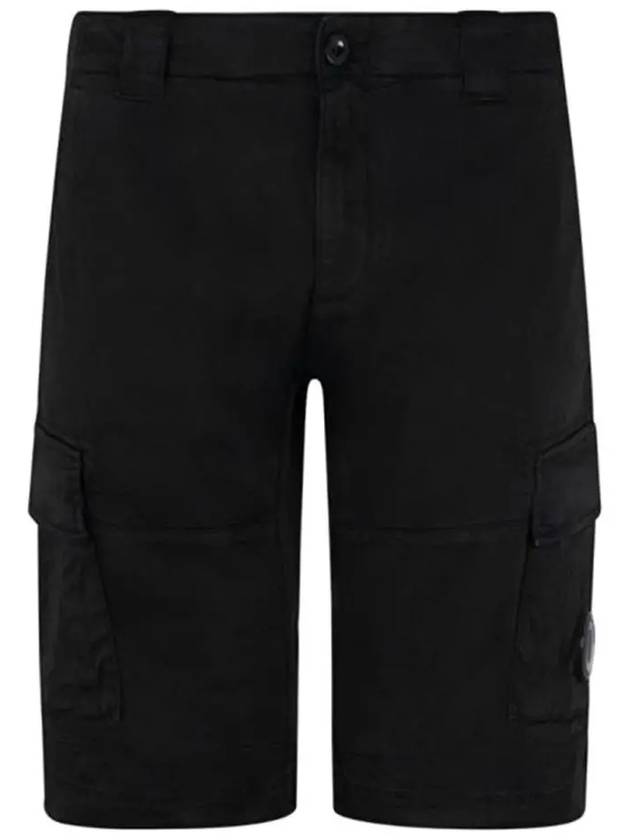 Lens Wappen Cargo Half Pants Black - CP COMPANY - BALAAN 2