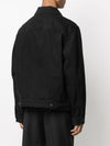 Chest VLTN Patch Denim Jacket Black - VALENTINO - BALAAN 4