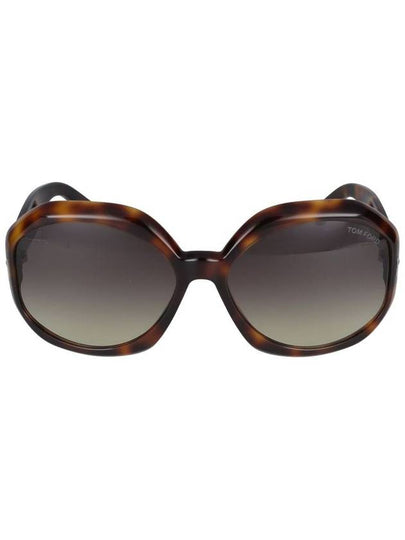 Eyewear Tortoiseshell Oval Frame Sunglasses FT1011 - TOM FORD - BALAAN 2