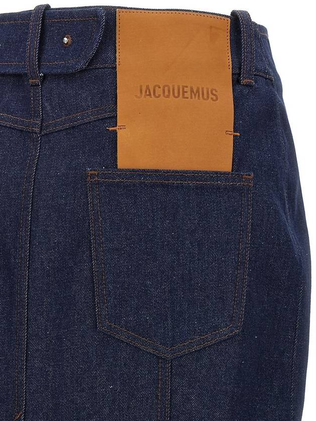 Jacquemus 'La Jupe De-Nîmes Obra' Skirt - JACQUEMUS - BALAAN 4