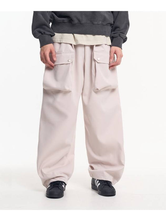 Balloon wide string pocket cargo pantsbeige - MOO - BALAAN 2