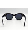 Eyewear Heart Logo Square Sunglasses Black - CHANEL - BALAAN 3