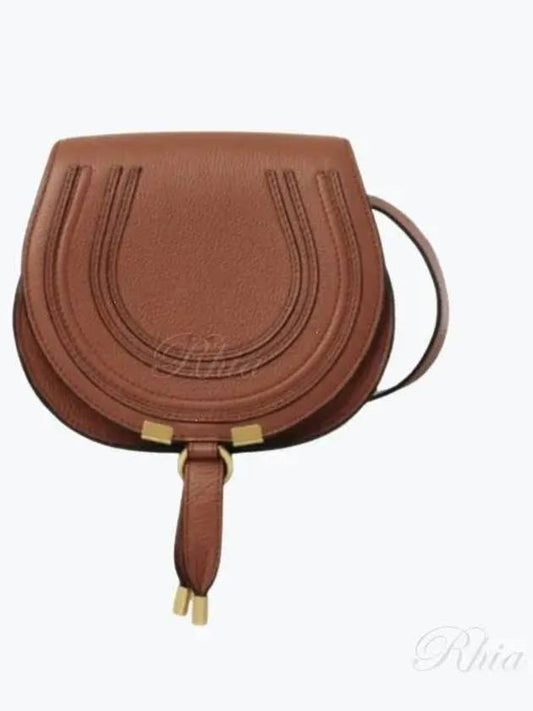 Marcie Saddle Small Grained Leather Cross Bag Tan - CHLOE - BALAAN 2