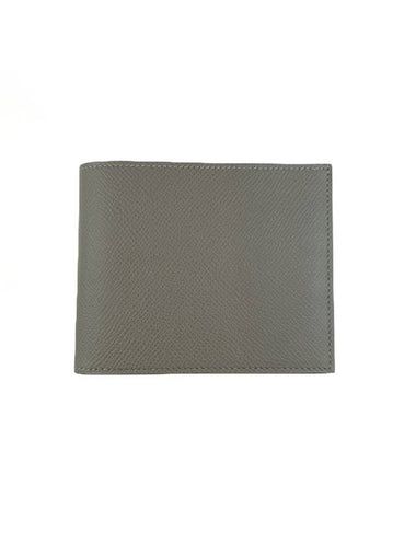 Citizen Twill Compact Half Wallet Grey - HERMES - BALAAN 1