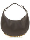 Fendigraphy Small Hobo Shoulder Bag Dove Grey - FENDI - BALAAN 4