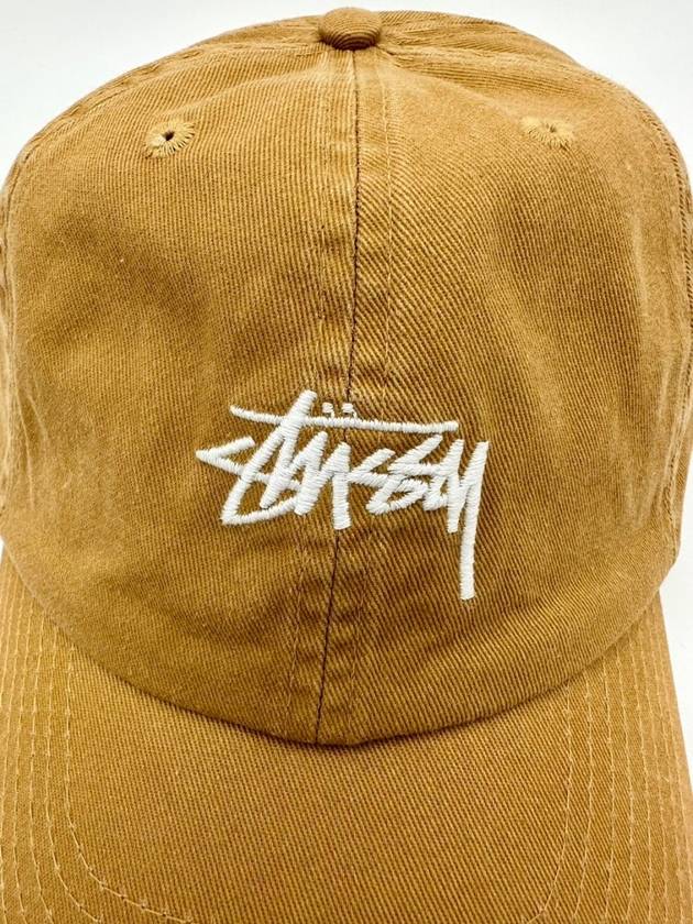 Stock Low Pro Ball Cap  Camel - STUSSY - BALAAN 4