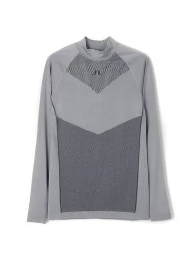 Camilla Long Sleeve T-Shirt Light Grey Melange - J.LINDEBERG - BALAAN 1