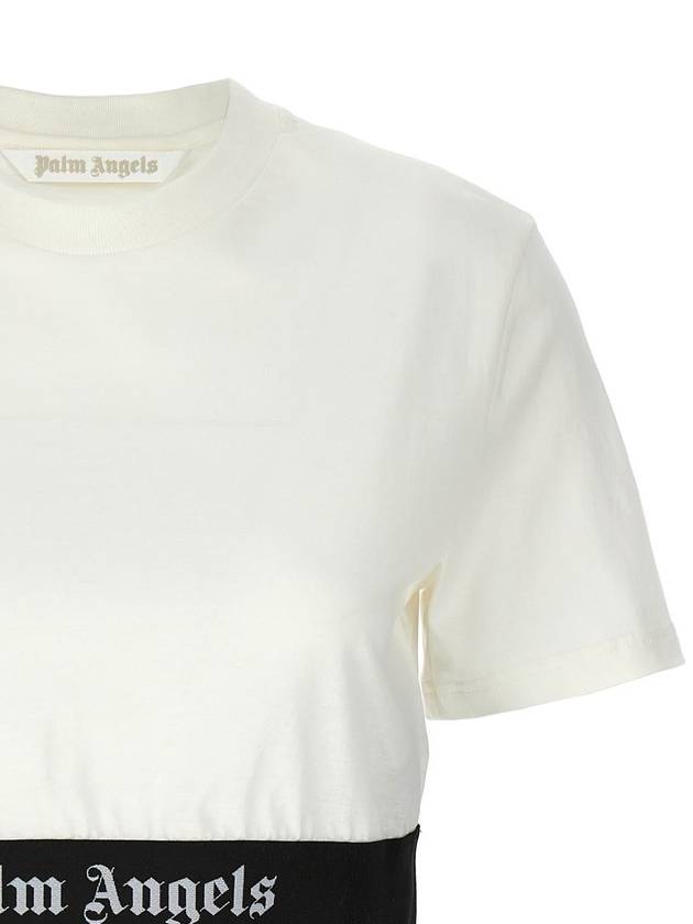 Short Sleeve T-Shirt PWAA051S24JER001 0310 White - PALM ANGELS - BALAAN 4