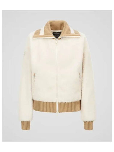 Points 5 Riske Light Cream Women s Jacket - DUVETICA - BALAAN 1