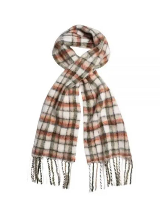 BLANKET SCARF ALPACA CHECK blanket scarf - SEFR - BALAAN 1