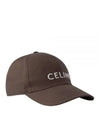 Logo Ball Cap Brown - CELINE - BALAAN 2