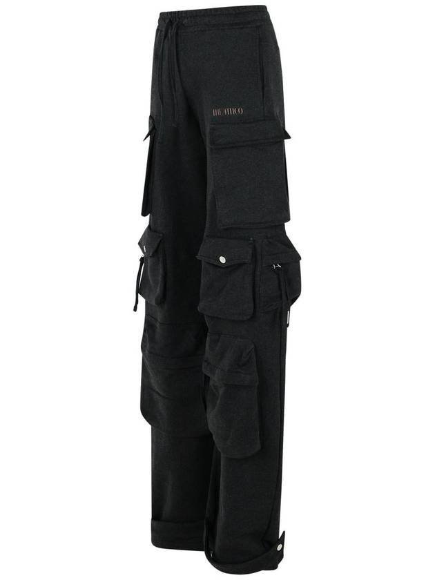 The Attico Cargo' Black Cotton Pants - THE ATTICO - BALAAN 2