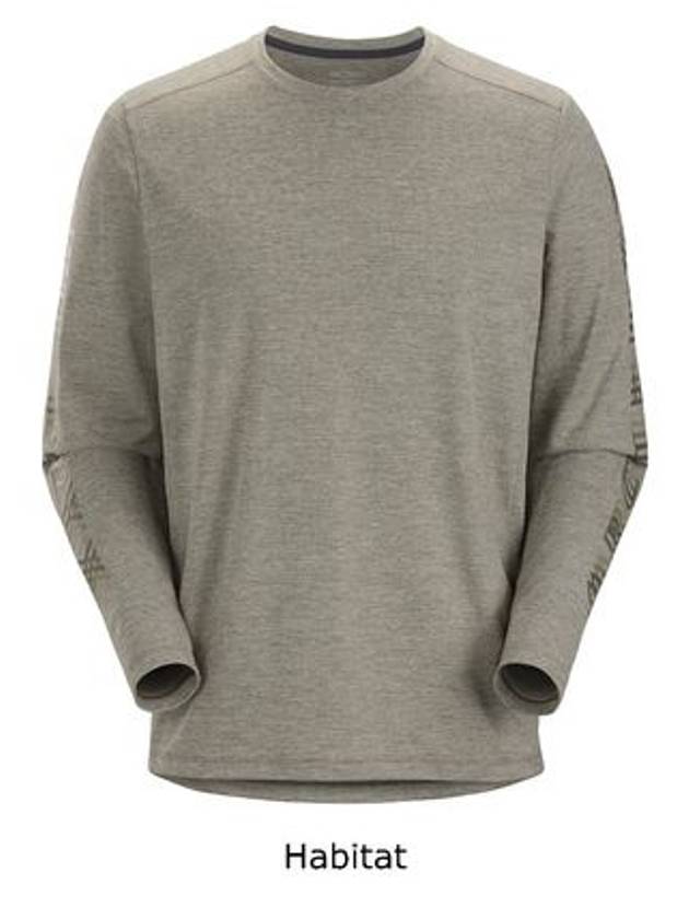 Men's Cormac Logo Long Sleeve T-Shirt Grey - ARC'TERYX - BALAAN 2