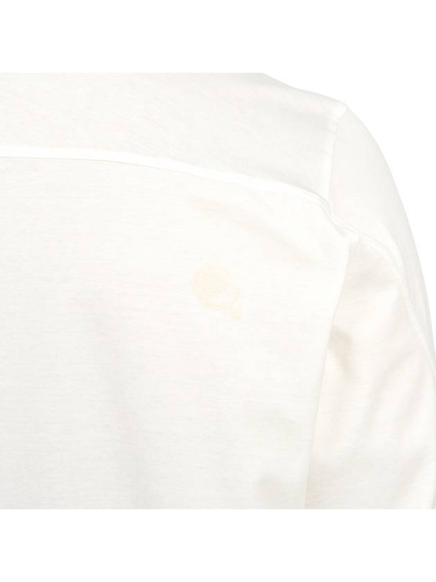 Shadow Project Cotton Jersey Long Sleeve T-Shirt White - STONE ISLAND - BALAAN 9