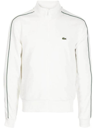 Paris Pique Track Jacket White - LACOSTE - BALAAN 1