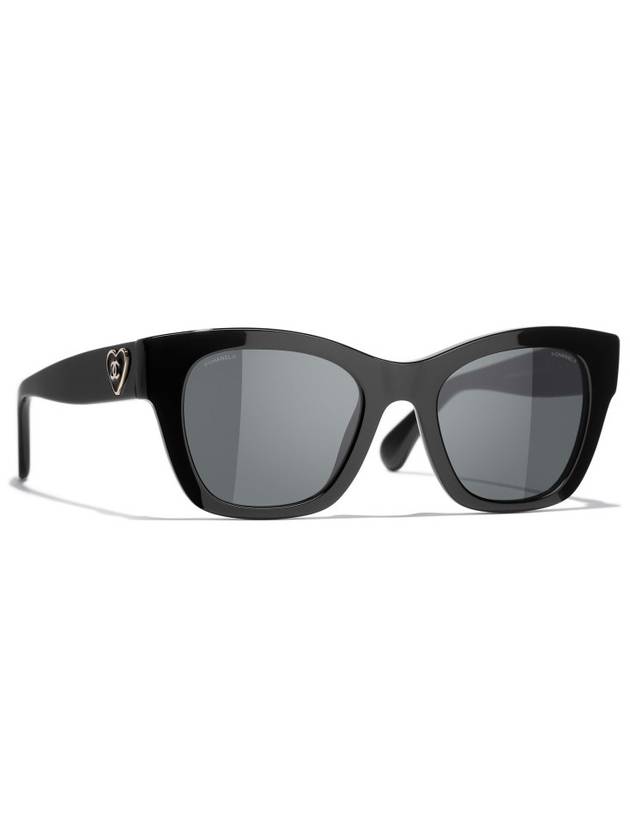 Eyewear Square Sunglasses Black - CHANEL - BALAAN 3