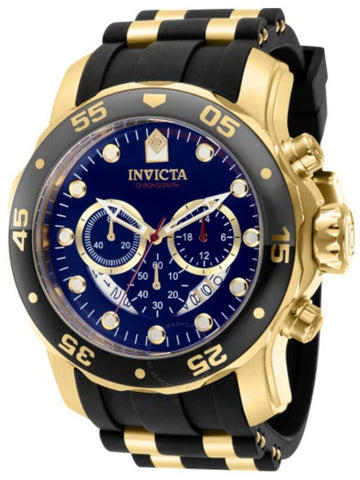 Invicta Pro Diver Chronograph Quartz Blue Dial Men's Watch 37229 - INVICTA - BALAAN 1