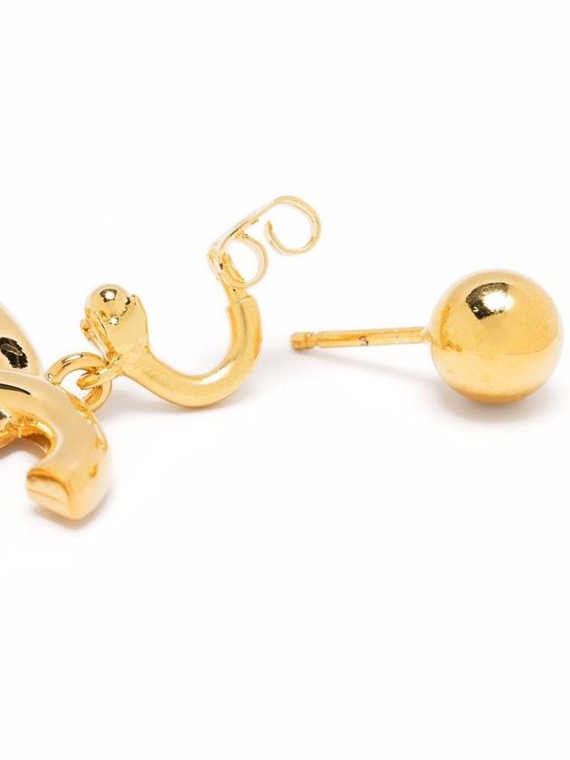 DG logo drop earrings gold - DOLCE&GABBANA - BALAAN 3